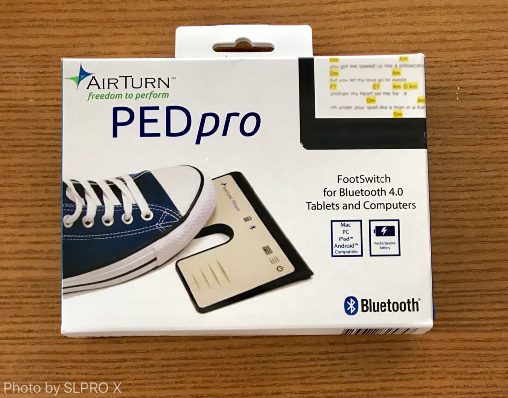 [レビュー]電子楽譜用のめくりペダル Air Turn PED pro